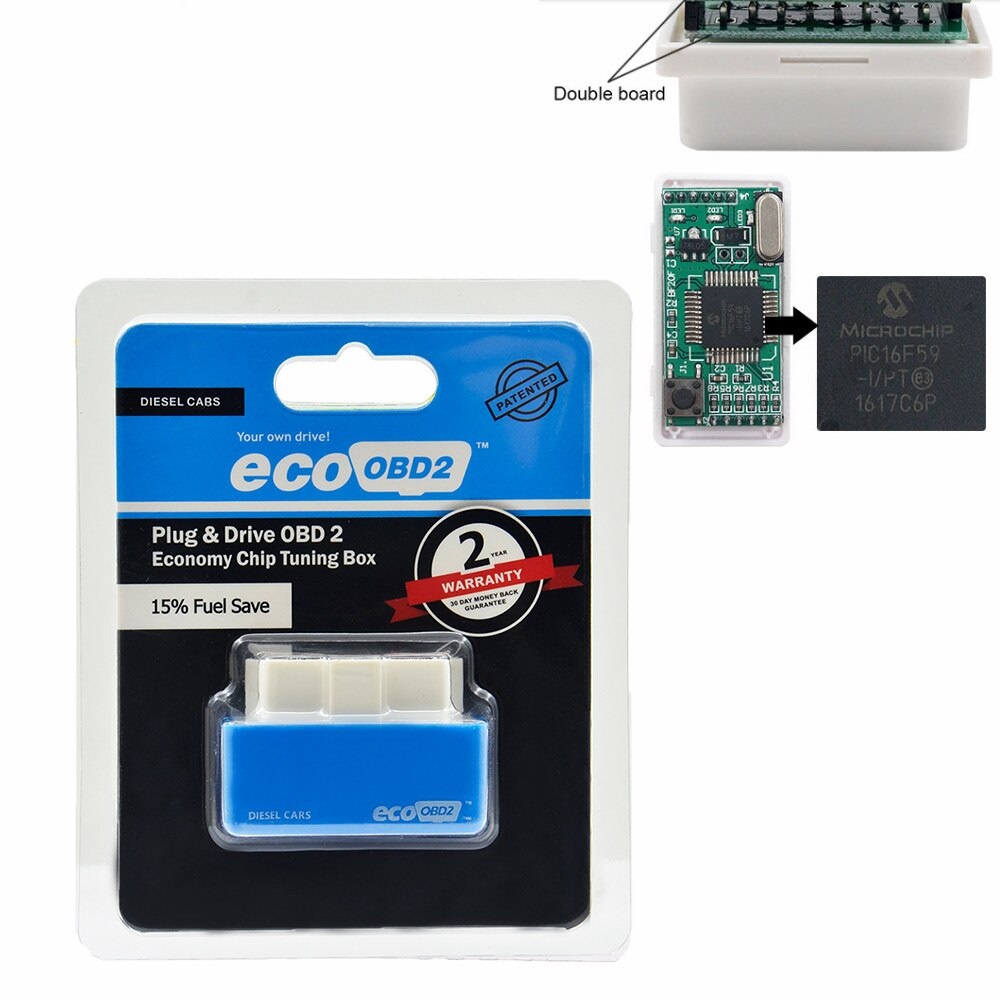 Eco Obd2 Tunning Chip Economia 15% Carro Diesel