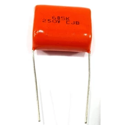 Capacitor Poliester 6m8 250v Laranja - (driver Titanium)