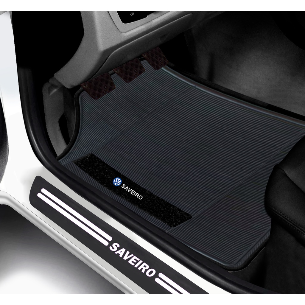 Kit Tapete E Soleira De Porta VW Saveiro Universal Carro personalizado em Oferta na Shopee