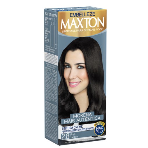 Tintura Maxton Kit 2.8 Preto Tabaco