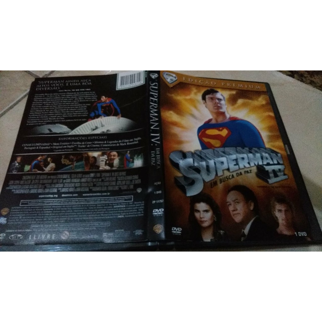 DVD - SUPERMAN IV - EM BUSCA DA PAZ - EDIÇÃO PREMIUM - ORIGINAL