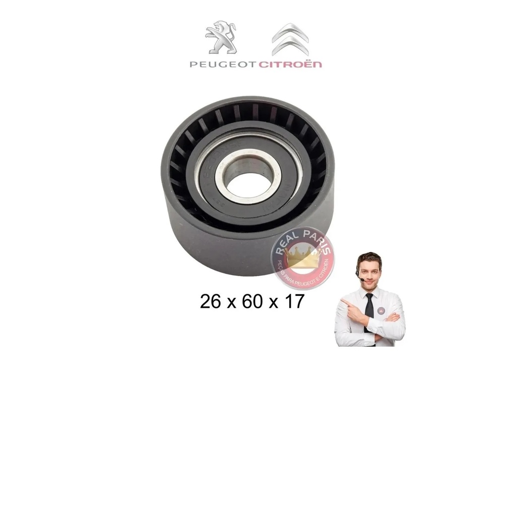 Rolamento Esticador Correia Alternador Peugeot 206 207 Partner C3 Aircross Picasso Berlingo em Oferta na Shopee
