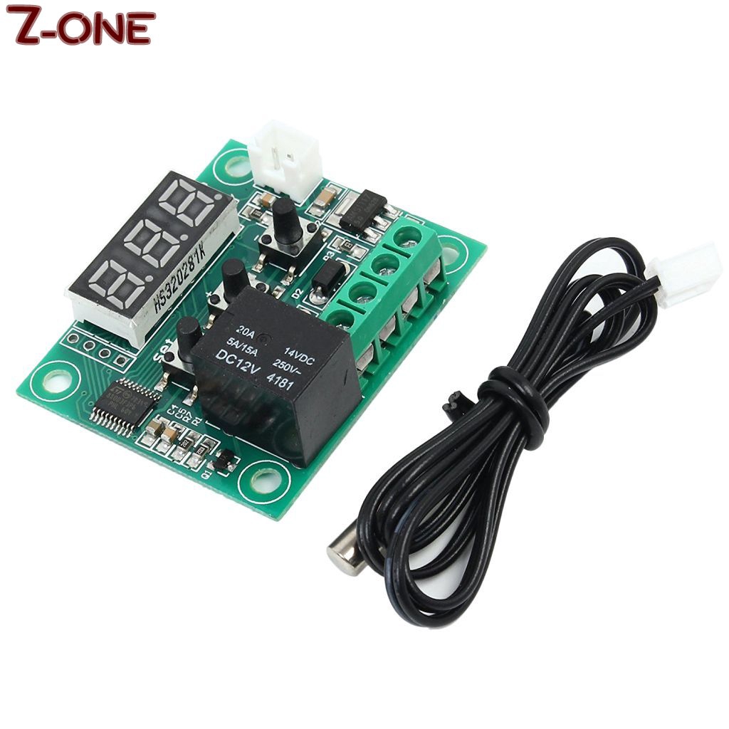 Mini Termostato Digital W1209 Para Control De Temperatura Con Rele Y Display Ferretronica X700