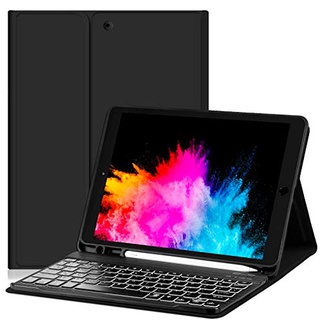 Capa Novo iPad 7a e 8a Geração 10.2″ WB com Teclado e Compart. para Pencil em Oferta na Shopee