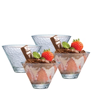 Jogo de Taças Sobremesa Helsinki Vidro 285ml 4 Pcs
