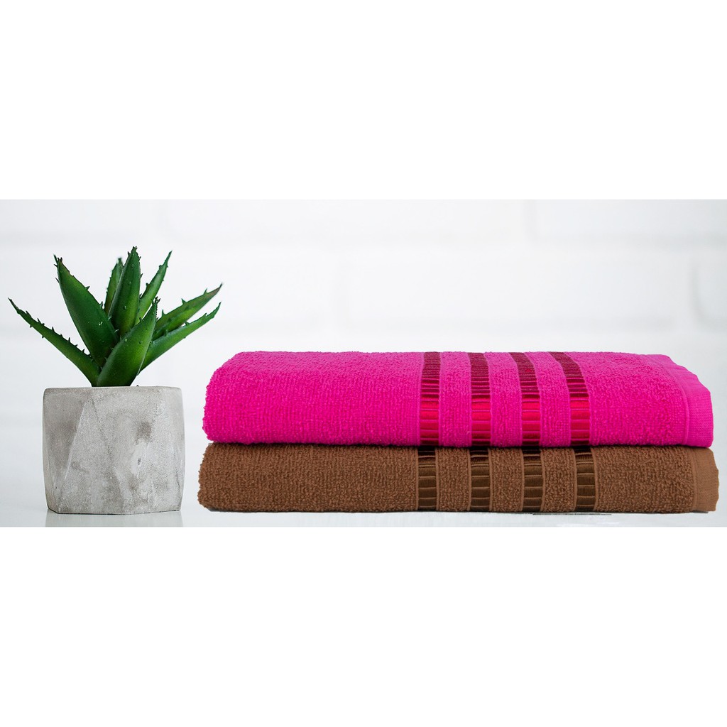 Kit 2 toalhas de banho esmeralda 70x1.30