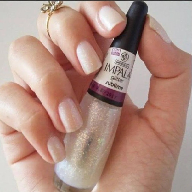 Esmalte Glitter Sublime Impala  7,5ml em Oferta na Shopee
