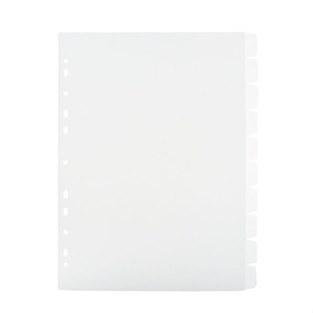 Divisória Fichário Plástica Transparente 10 Divisorias - Dac em Oferta na Shopee