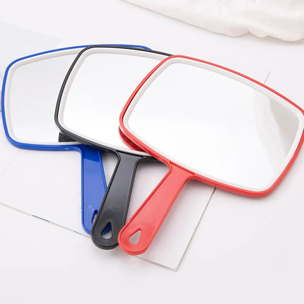 Espelho de Mão Quadrado para Maquiagem Dentista Barbearia