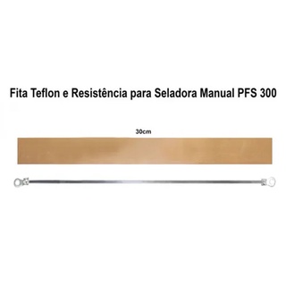 Refil - Fita Teflon E Resistencia Da Seladora Manual Pfs300