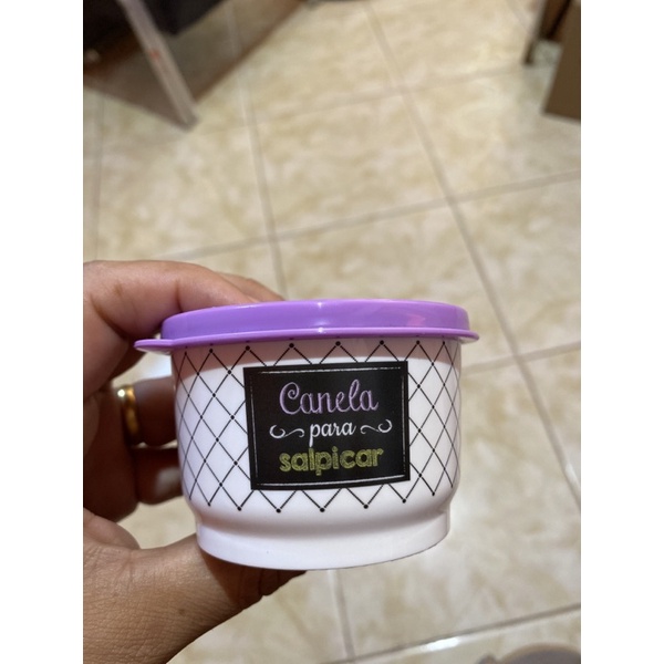 potinho 140 ml canela bistrô tupperware