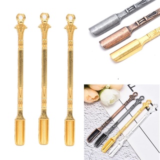 1pcs Mini Colher De Aço Inoxidável / Colher Dourada / Mexedor / Sniffer / Cheiro
