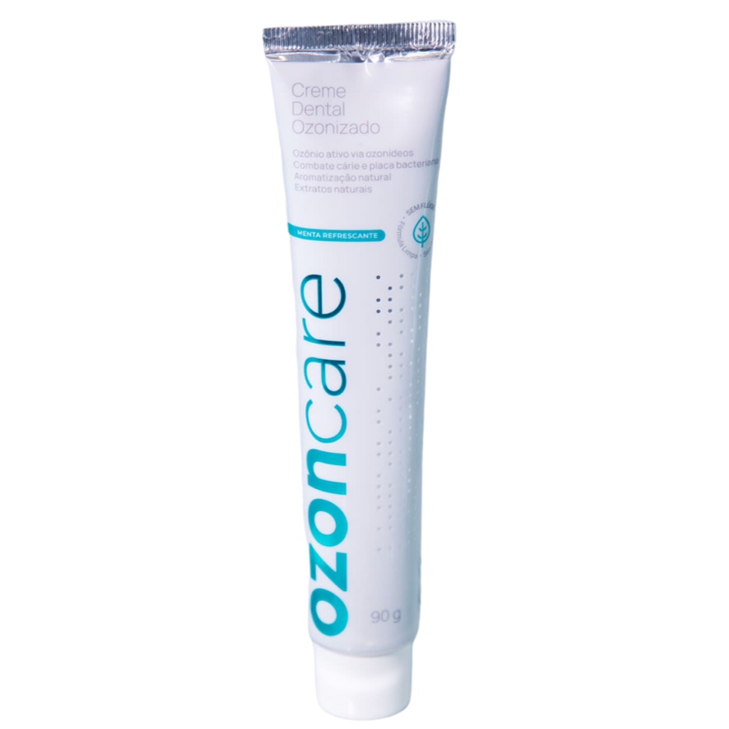 Creme Dental Ozonizado Clareador Gengivite Sem Flúor