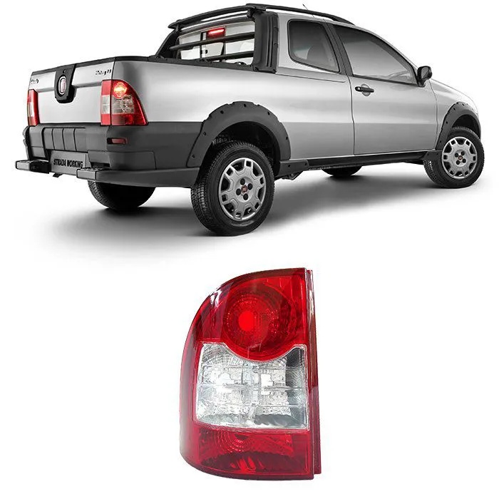 Lanterna Traseira Strada 2008/2013 Bicolor - LADO ESQUERDO em Oferta na Shopee