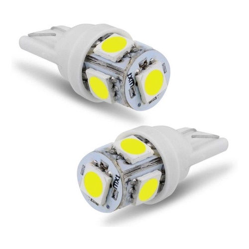 2 Lampadas Pingo 5 Leds T10 Xenon Super Branca em Oferta na Shopee