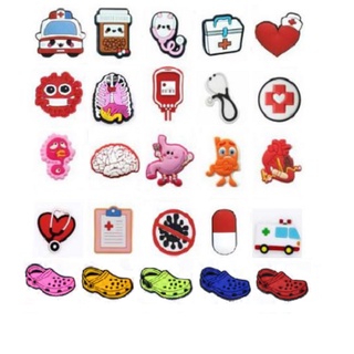 Pins Enfeites Botons Broches Para Crocs Enfermagem Medicina Fisioterapia