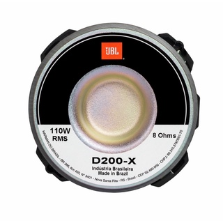 Driver JBL Selenium D200X 110W RMS Profissional D 200-X Som Automotivo D200