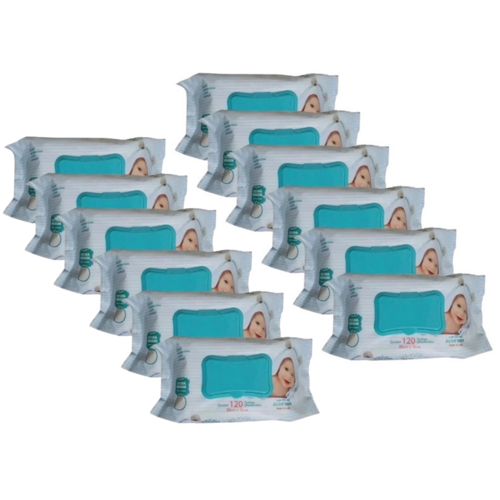 Toalhas Umedecidas Marigold Baby Premium Kit C/ 12 pacotes (1.400 unidades)