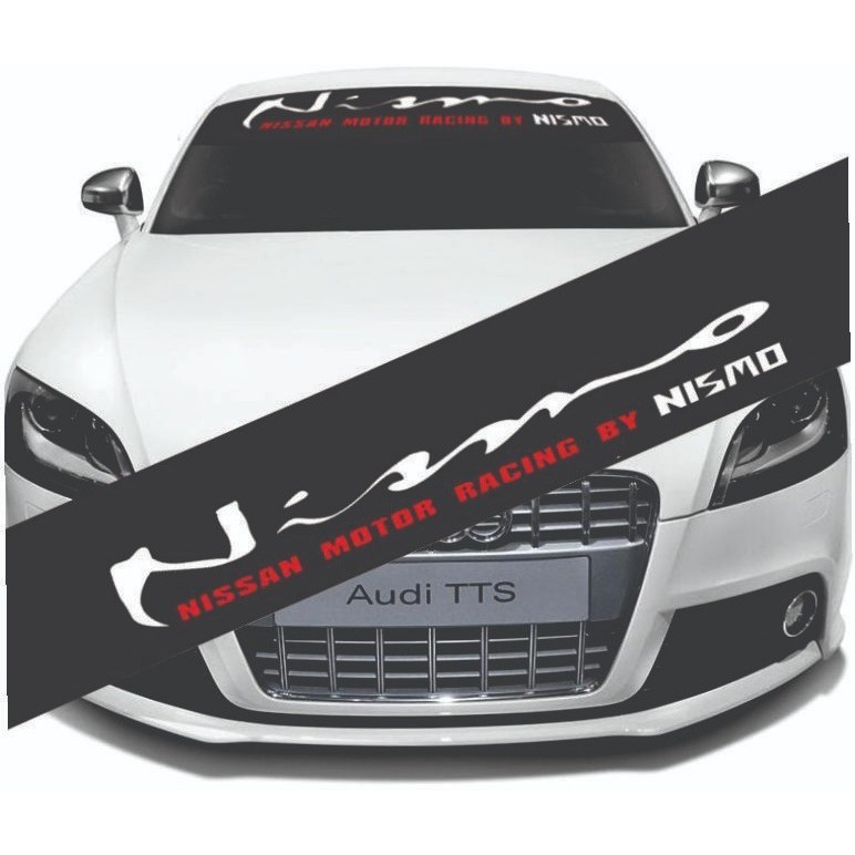 Adesivo Para-brisa  Nissan Nismo Tipo Stock Car 130 Cm