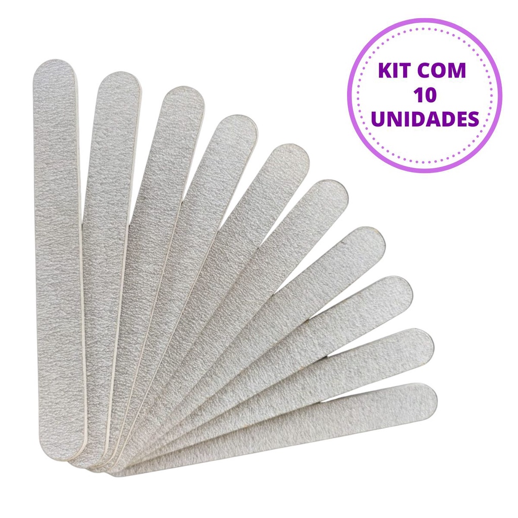 Kit 10 Lixas Banana Bananão Unha De Gel Acrílica Curvada em Oferta na Shopee