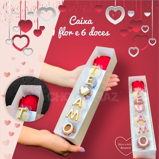10 Caixas Para Flor Rosa Especial Dia Das Mães Namorados 2023 Presente Presente Lembrancinha KB70// em Oferta na Shopee