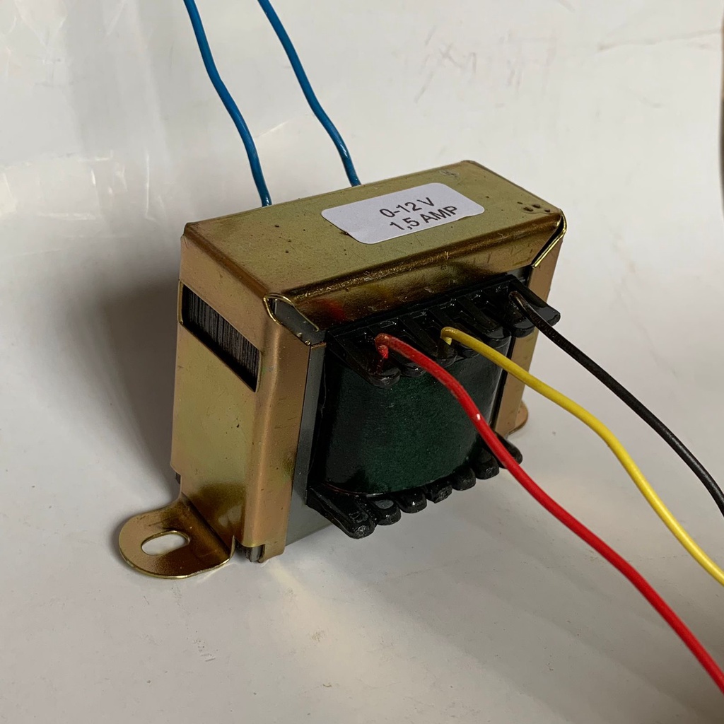 Transformador 0-12v 1,5 Amp