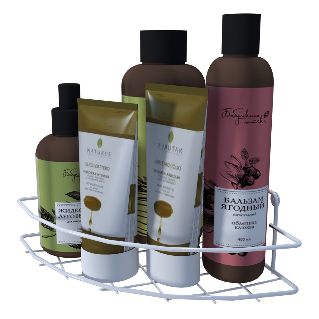 Cantoneira Suporte Fixo Sabonete Shampoo Banheiro