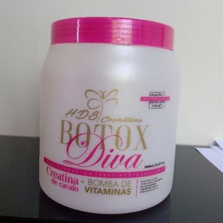 Botox Diva com Creatina de Cavalo 1kg Alisa e Acelera o Crescimento