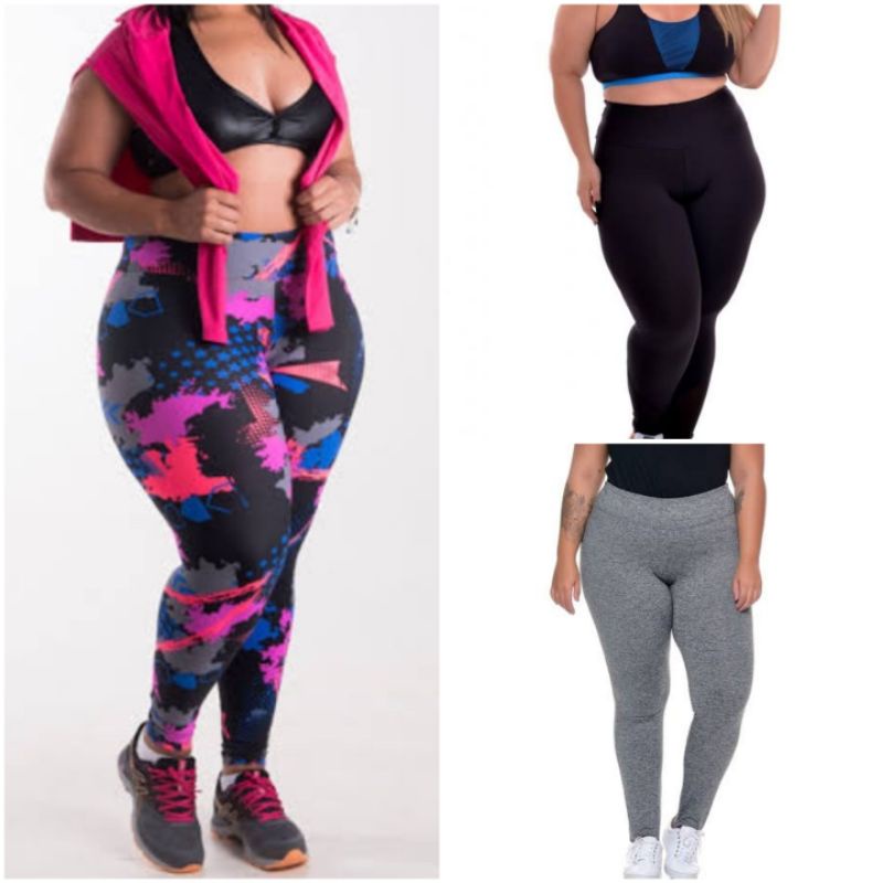 Calça Legging Leg Plus Size Academia Fitness Musculaçao Ginástica. Roupa de Academia