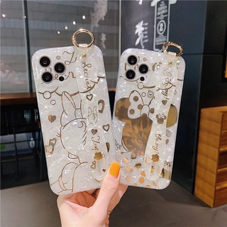 Good stock mickey minnie daisy shell pattern case for iphone 7/8/se plus 11 12 13 pro promax x/xs xr xsmax RFMU