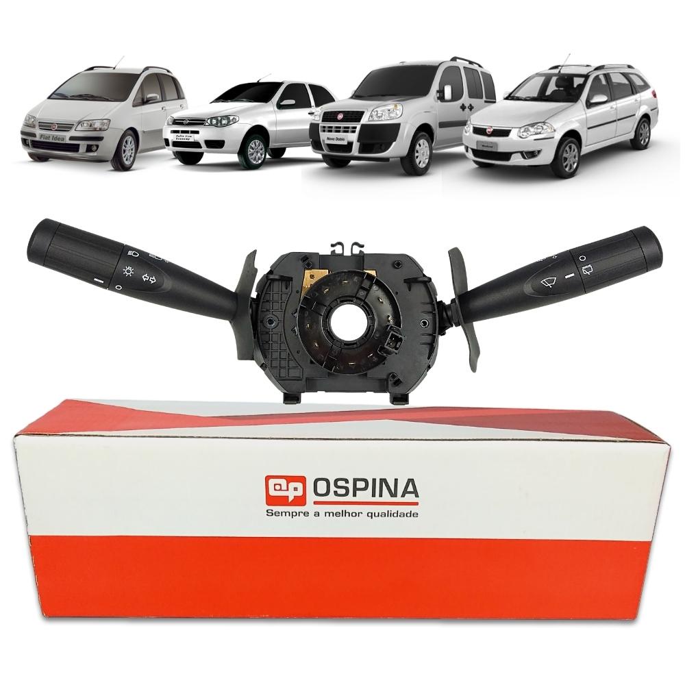 Chave de Seta Fiat Palio Dobló Idea Palio Weekend com Retorno Automático com Limpador de Pára-brisa com temporizador com Tip 042179 Original 735360416