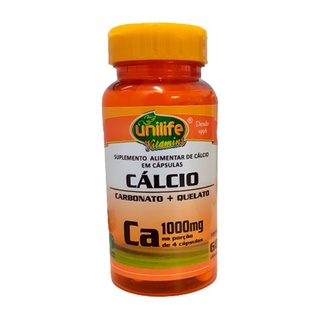 Cálcio Ca Unilife 60 Cápsulas De 850mg