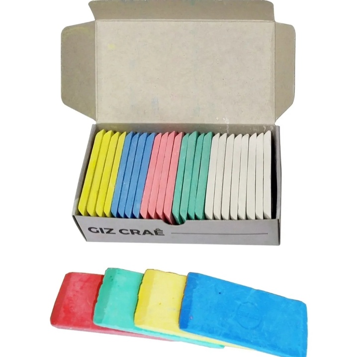 giz p/ costura craê  c/24 pedras sortido / branco em Oferta na Shopee