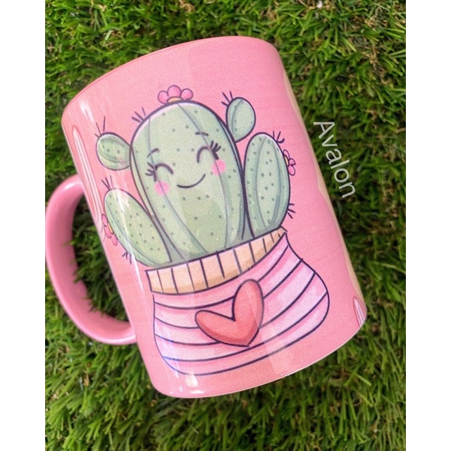 caneca Cacto Suculenta Fofinha Se não te entende Quando Espinho, não te merece quando flor