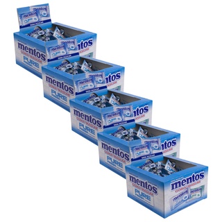 Kit 5 Chicletes Mentos Pure Fresh Sortido c/60 - Perfetti