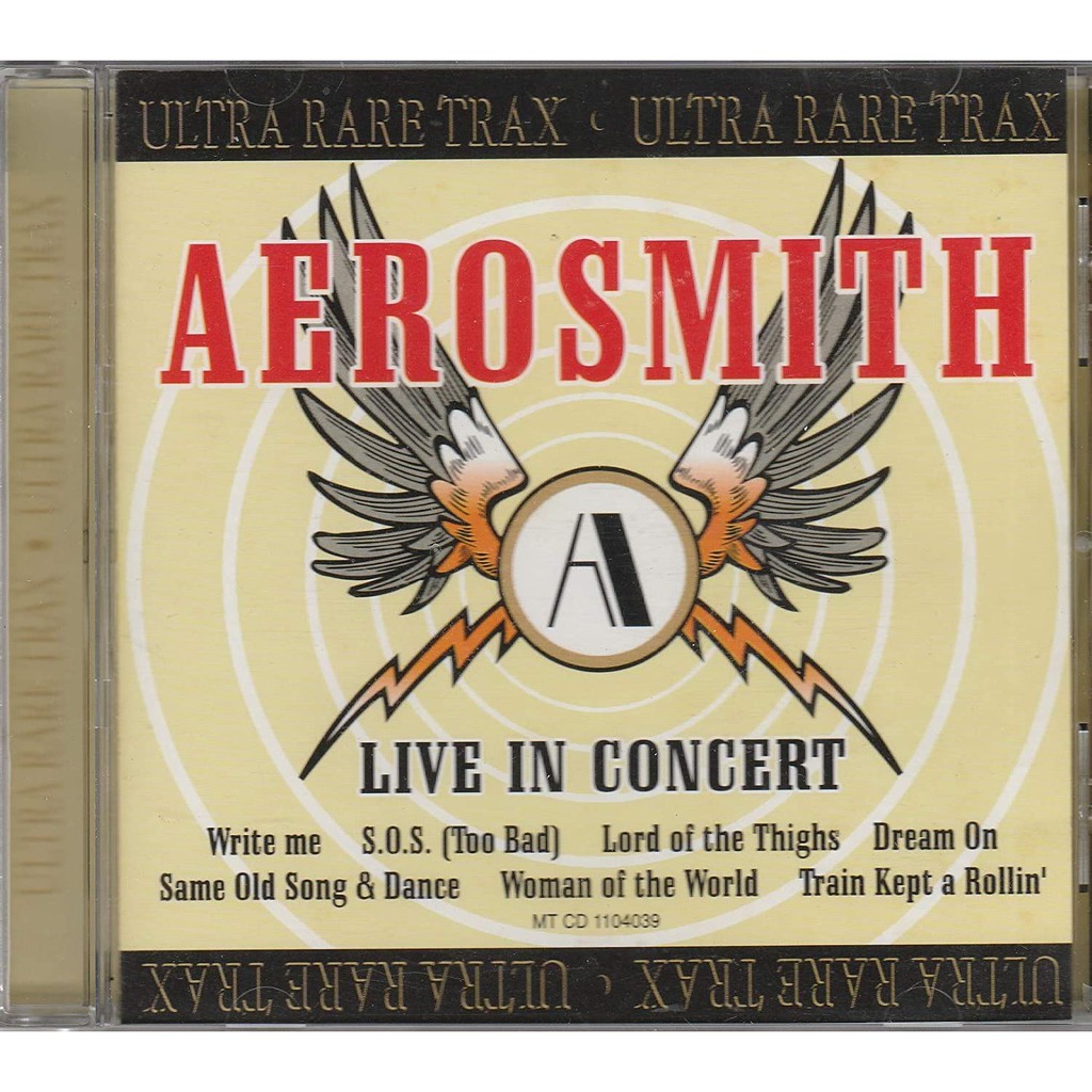 Aerosmith - Cd Ultra Rare Trax - Live In Concert - Bootleg - 1997