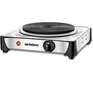 Fogão Elétrico Mondial Fast Cook 1000W FE-04 Prata 127V