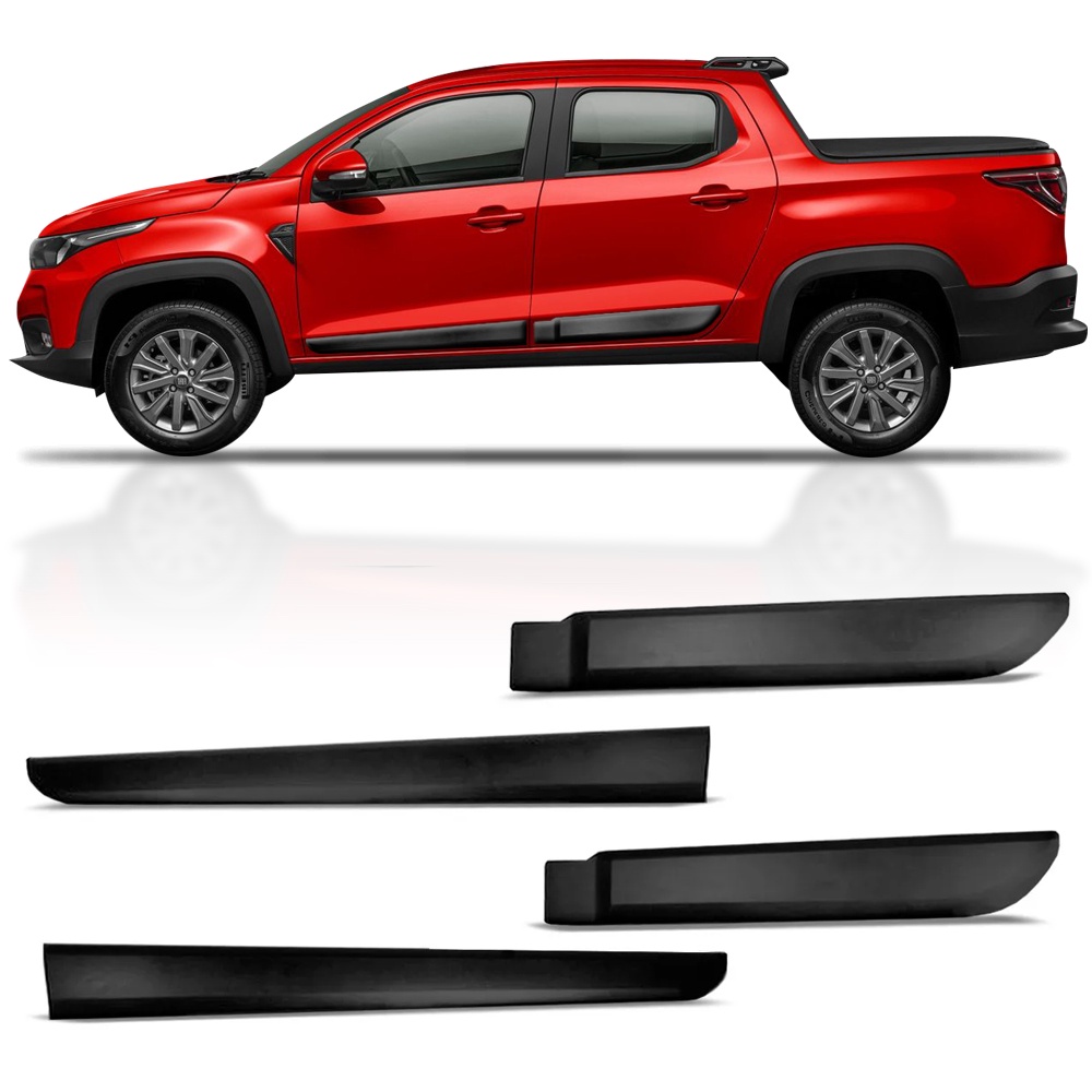 Friso Lateral Borrachao Strada 202 2021 Cabine Dupla Modelo Original ...
