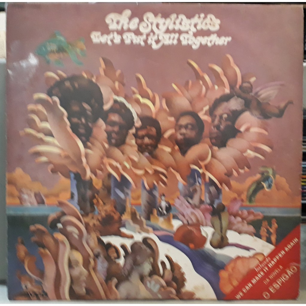 LP Disco de Vinil The Stylistics - Let's Put It All Together - LP Muito Bom Capa Laminada Boa Ler Descrição