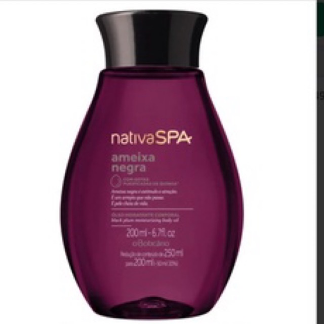 Óleo Desodorante Corporal Nativa SPA Ameixa Negra, 200ml