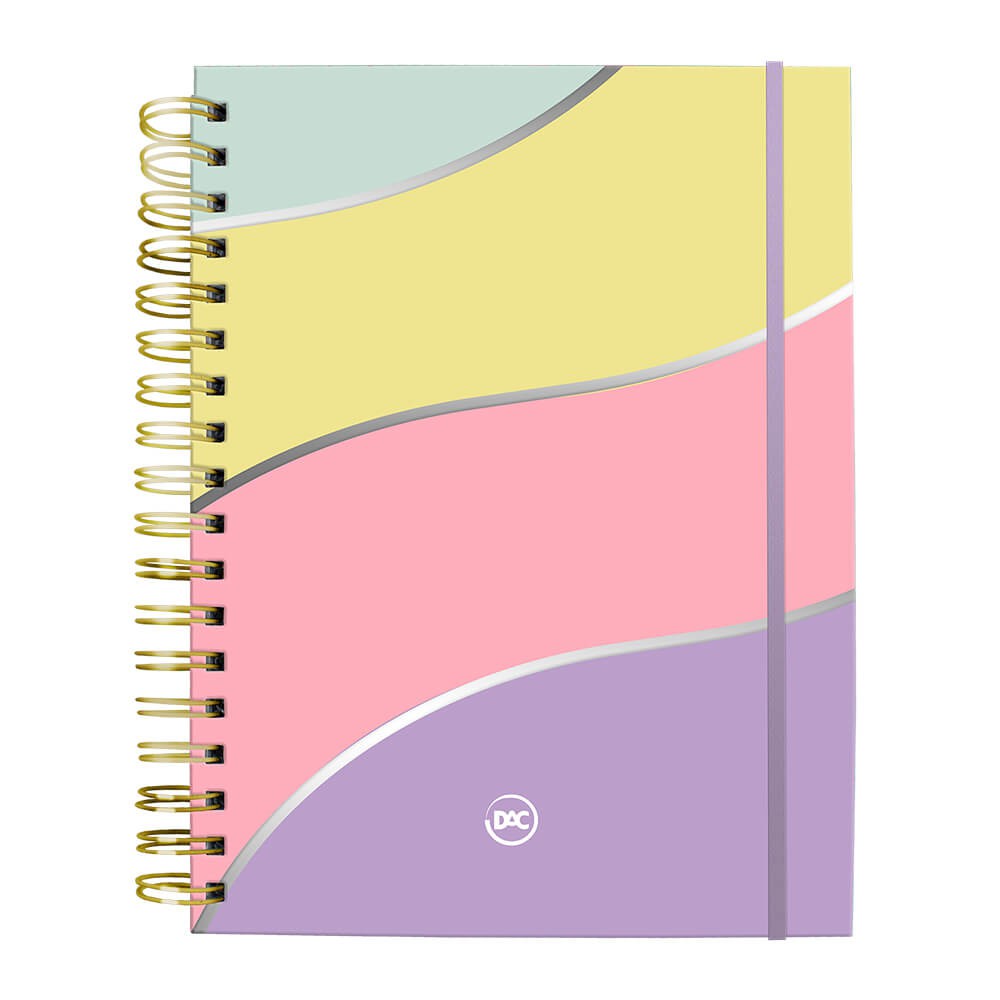 Caderno Smart Pastel Universitário 10 Matérias Com Folhas Tira E Põe Dac 1 Unidade 20 X 275 Cm 1406