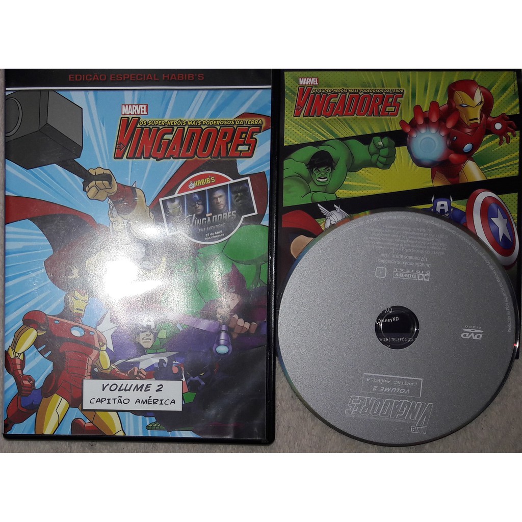 DVD ORIGINAL VINGADORES VOLUME 2 – CAPITÃO AMÉRICA