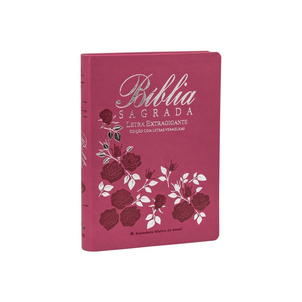 Bíblia Sagrada | Letra Extragigante | ARC | Capa Luxo Flor P