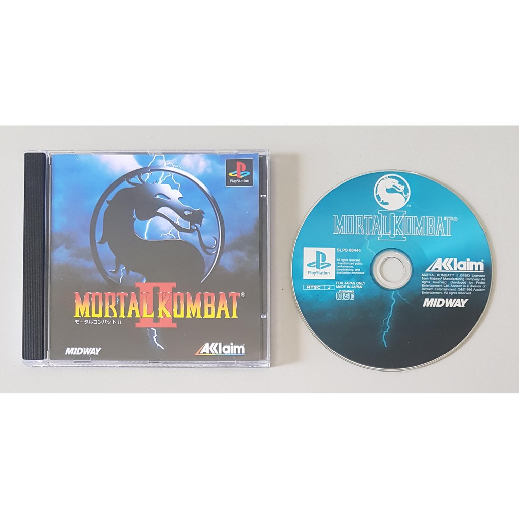 PS1 - Mortal Kombat 2 II - Leia a descrição