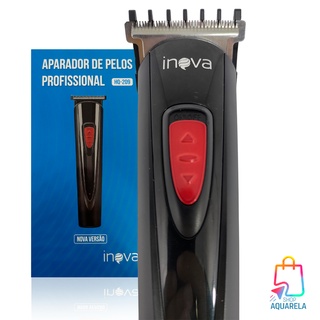 Máquina de Barbear Profissional INOVA - Aparador Portátil Para Pelos Corta Cabelo Pezinho Pernas Peito