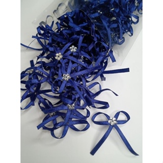 Laço N0 com Florzinha de Strass- 100 unidades em Oferta na Shopee