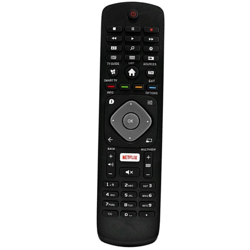 Controle Remoto Para TV Philips Smart  LCD Led Tecla Netflix 8049/7412