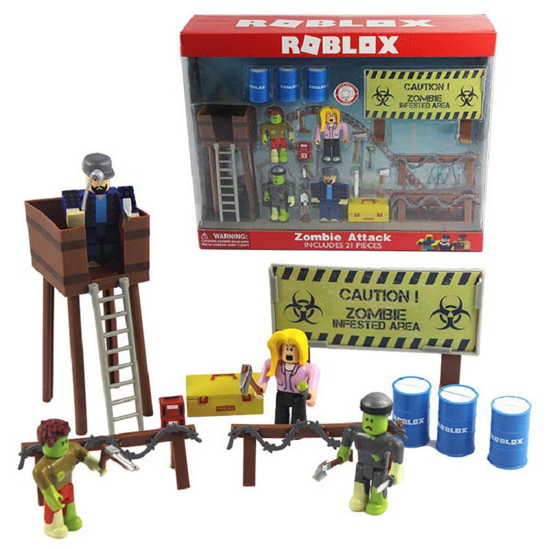 Jogo Roblox Zombie Attack Playset 7 Cm Pvc Suite Dolls Meninos Brinquedos Modelo Figurinhas Para Colecao Presentes De An Shopee Brasil - 6 bonecos roblox citizans of roblox com 8 acessórios