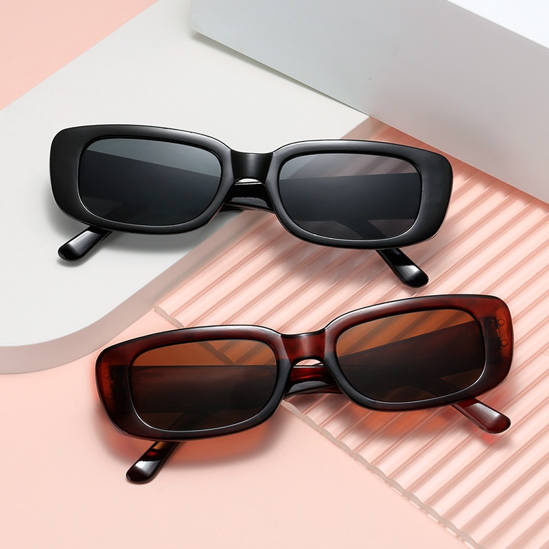 Óculos de Sol Retrô Vintage Hype Retangular Unissex R2 Solar | Shopee ...