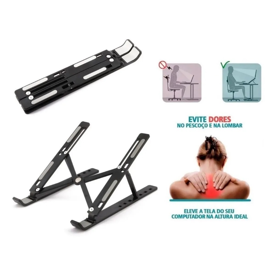 Suporte Para Macbook Notebook iPad Tablet Dobrável Portátil
